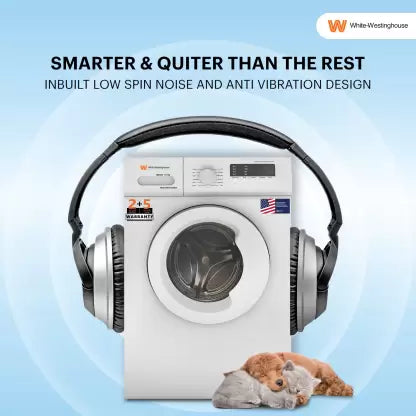 White Westinghouse (Trademark by Electrolux) 10.5 kg Fully Automatic Front Load Washing Machine with In-built Heater White (HDF1050) (OPEN BOX) White Westinghouse (Trademark by Electrolux) 10.5 kg Fully Automatic Front Load Washing Machine with In-built Heater White (HDF1050) (OPEN BOX)